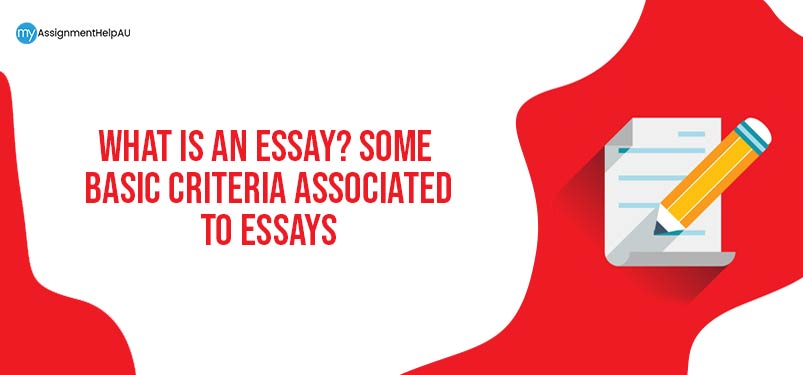 What is An Essay? Some Basic Criteria Associated To Essays